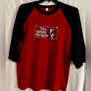 Vintage concert raglan t-shirt The White Stripes